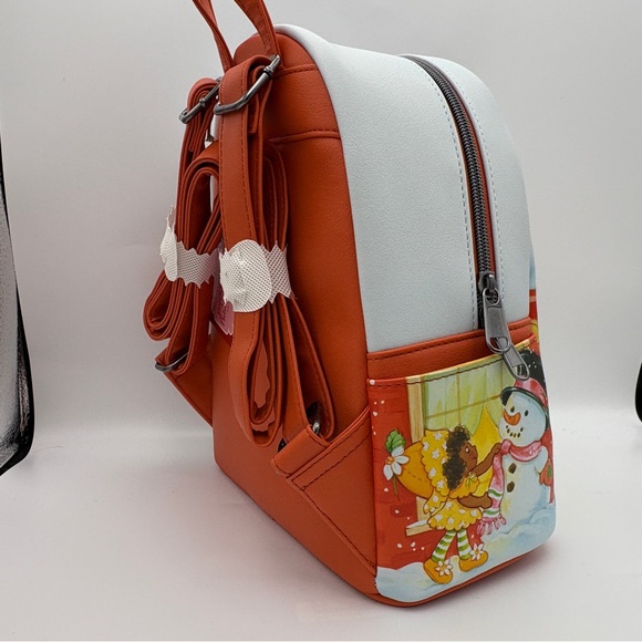Loungefly Strawberry Shortcake and Friends Caroling Holiday Mini Backpack NWT - Picture 4 of 6